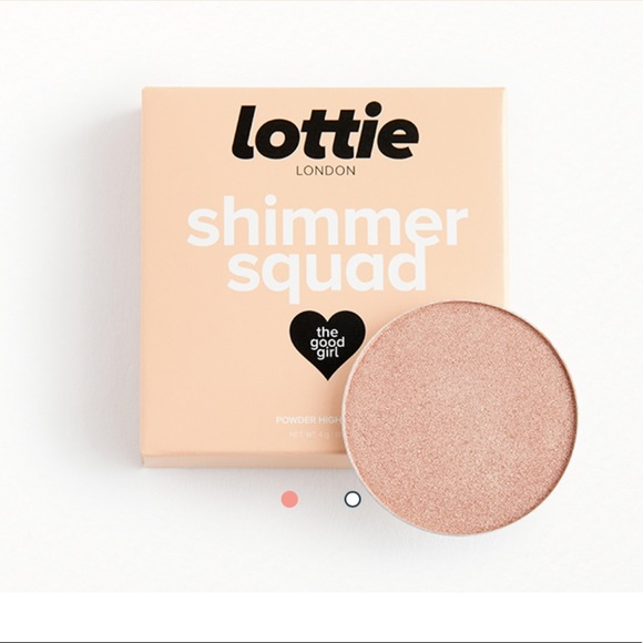 🌾HP🌾 Lottie London Shimmer Squad Powder Highlighter The Good Girl NIB - Picture 6 of 8